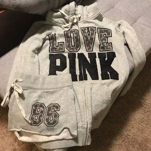 Hoodie and short set